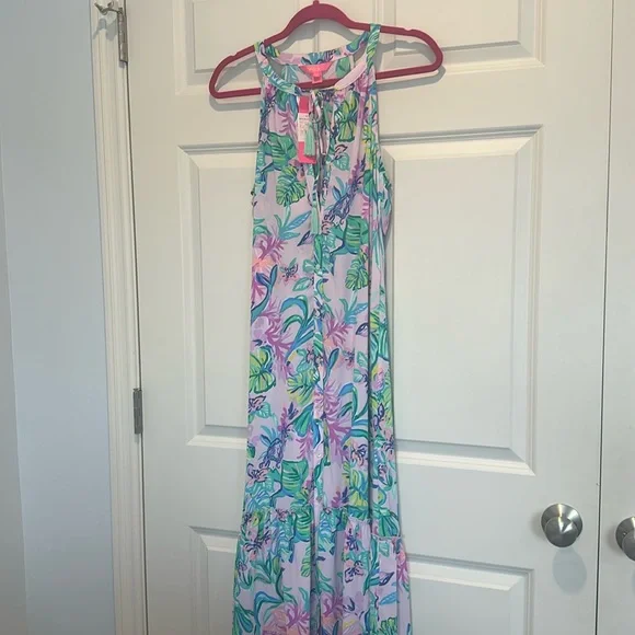 chinese dress ladies lilly pulitzer iphone glitter x/xs case, mermaid in the shade